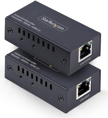 StarTech.com HDMI Extender Over CAT5e/6 Kit, 4K 60Hz, Up to 200ft (60m) (4K50IC-EXTEND-HDMI)