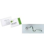 DURABLE Namensschild 30x60mm mit Wellennadel 1 Pg. à 100 Stück 800619