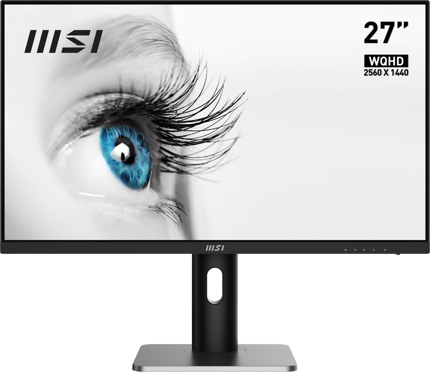 MSI PRO MP273QP Computerbildschirm 68,6 cm (27" ) 2560 x 1440 Pixel Wide Quad HD LED Schwarz, Silber [Energieklasse E] (PRO MP273QP)