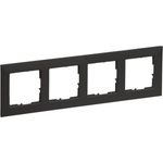 Legrand SEANO 4-fach Rahmen in 765474 der Farbausführung Anthrazit lackiert 5 (765474)