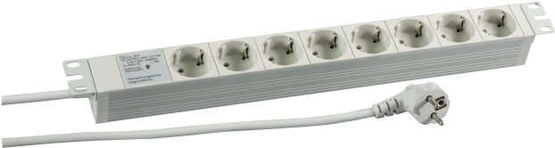 KOPP 691687K - Steckdosenleiste 8x CEE 7/3, Überspannungsschutz (691687K)