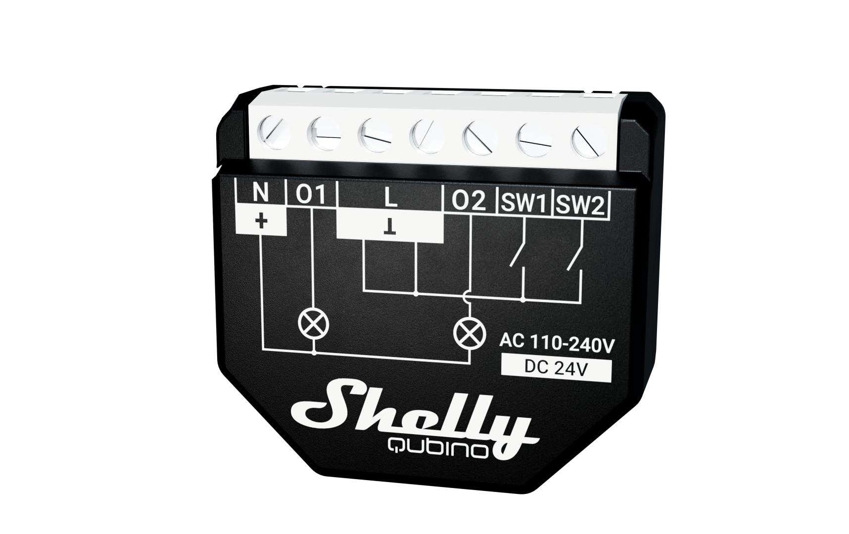 Shelly Wave 2PM Schaltaktor Z-Wave 2 Kanäle 16A