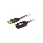Unitek USB 2.0 Aktiv-Verlängerungs-Kabel AM-AF, 5m, schwarz, Y-250 (Y-250)