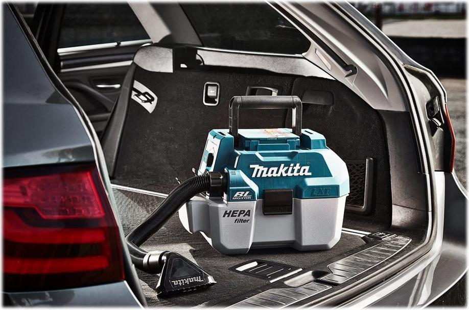 Makita DVC750LZX3 Akku-Kanister-Staubsauger 7,5 l 18V HEPA Grau/Grün