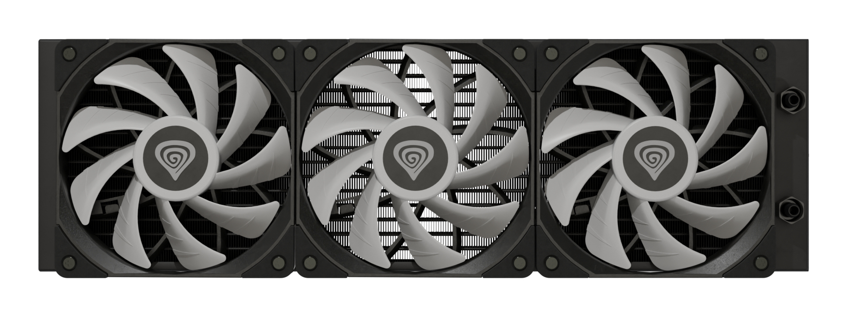 Genesis Hydria 360 ARGB AiO CPU-Wasserkühlung 360 mm 3x 120 mm Lüfter Schwarz