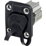 Neutrik NE8FDX-Y6-W Drahtverbinder RJ-45 Aluminium - Schwarz (NE8FDX-Y6-W)