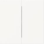 BJ Wippe geschlossen studioweiß 1785-44M matt f.Serienschalter Busch-art linear 1 (2CKA001751A3386)