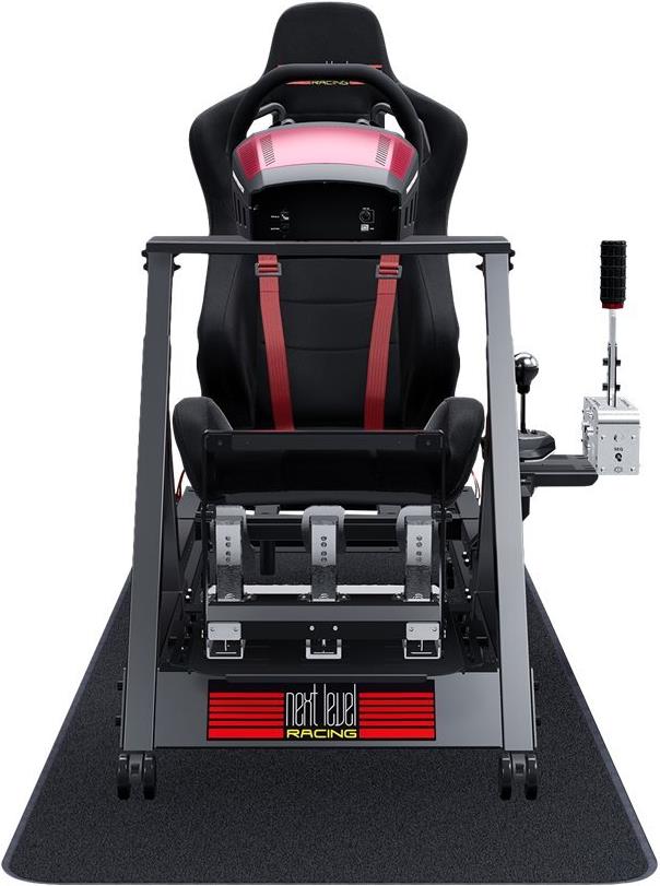 Next Level Racing GTtrack Rennsimulator-Cockpit Schwarz/Rot