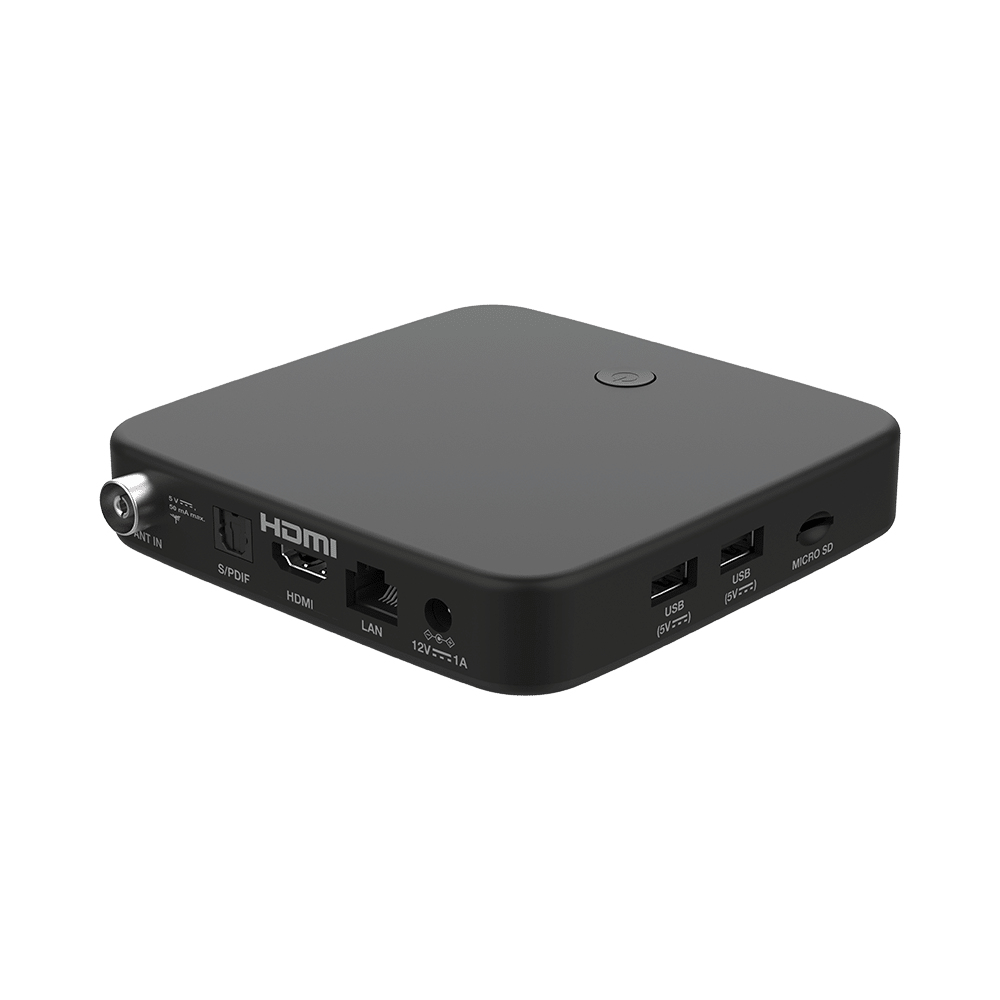 Strong SRT 420 4K UHD DVB-T2 Android TV Streaming-Box Schwarz