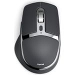 Hama Multi-Device-Maus WM-800, ergonomisch, Funk/Bluetooth®, Akku, Schwarz (00173096)