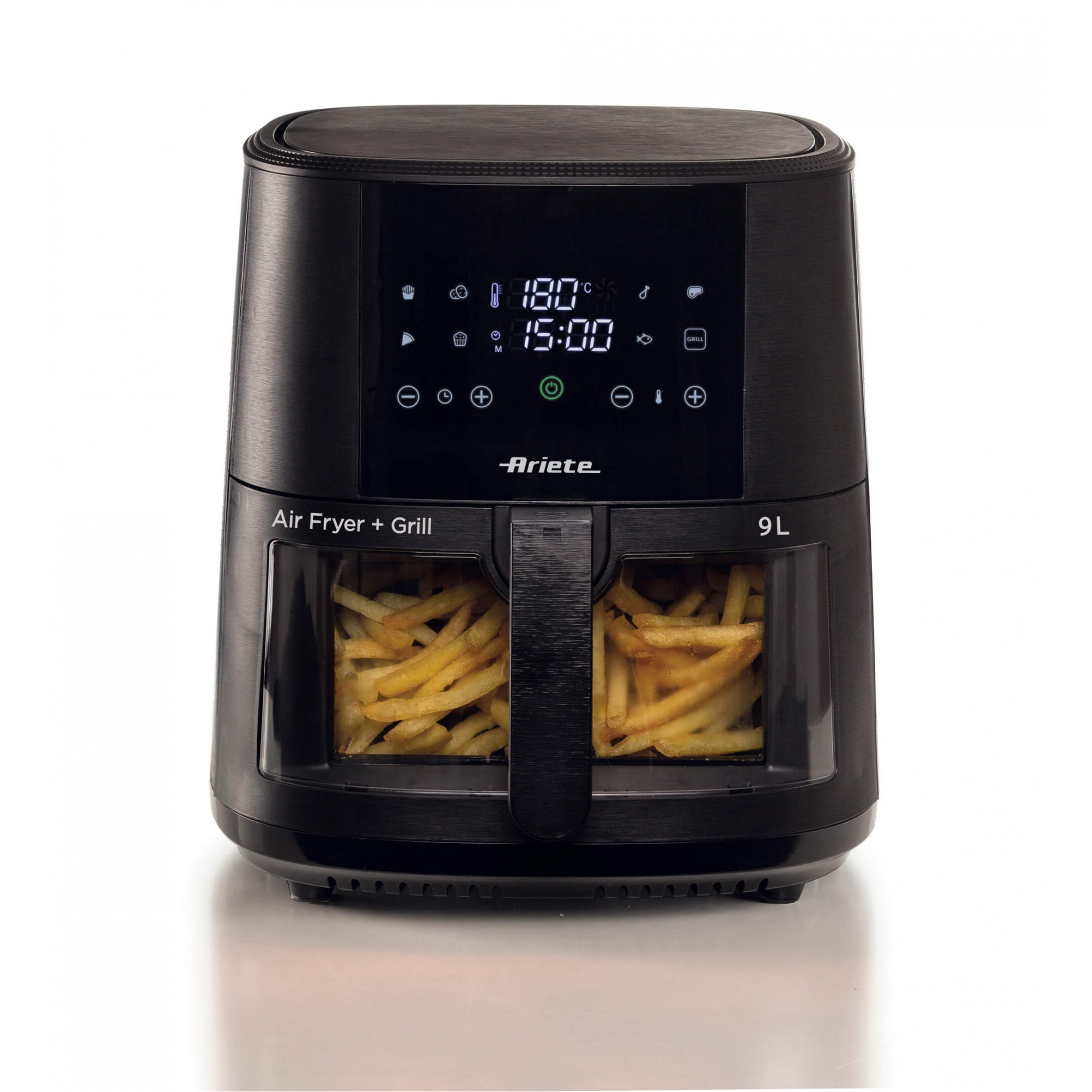 Ariete 4630S Airy Fryer Heißluftfritteuse 9 l Schwarz