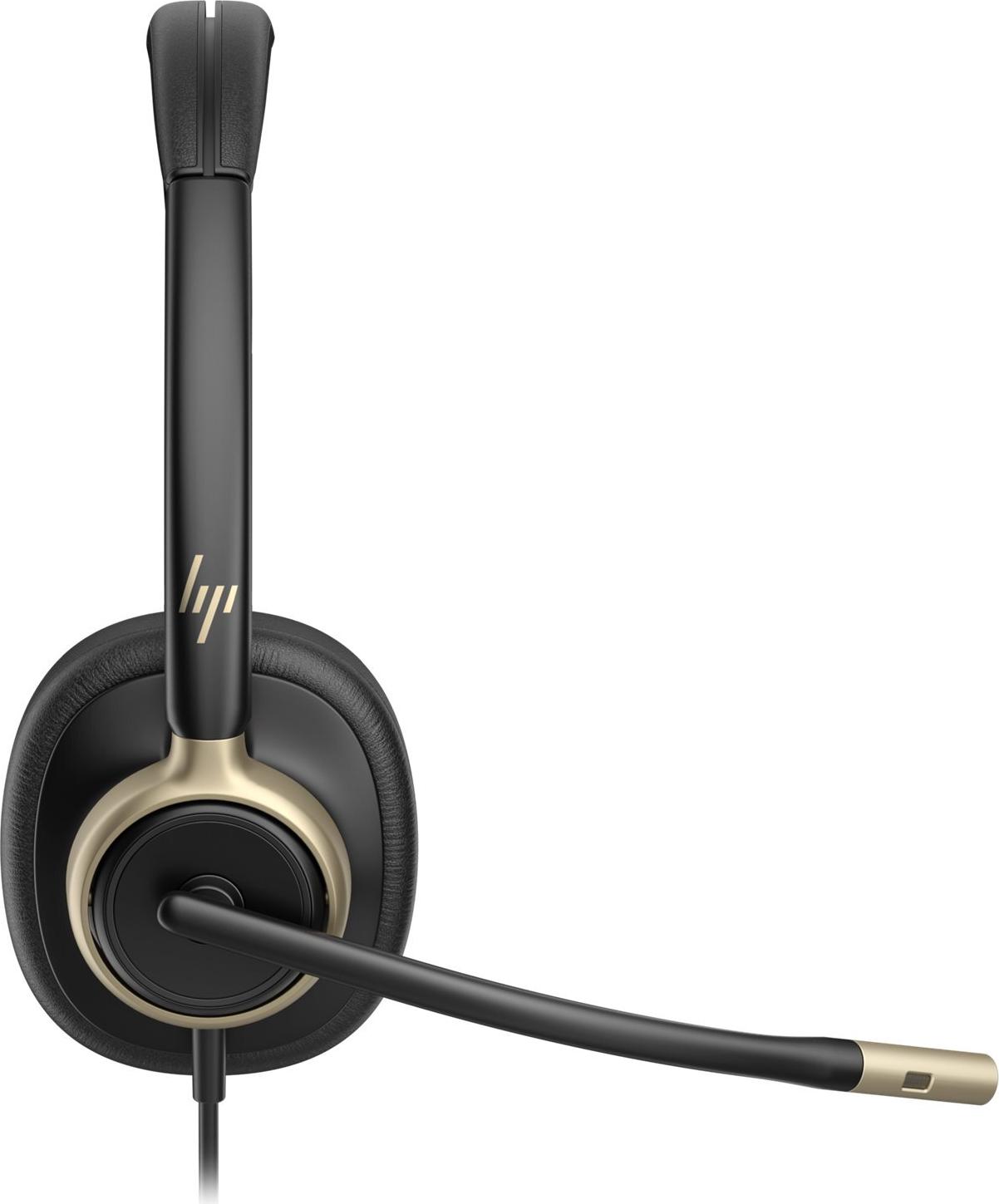 HP Poly Mission 815 On-Ear Mono Headset kabelgebunden USB-A USB-C ANC Schwarz