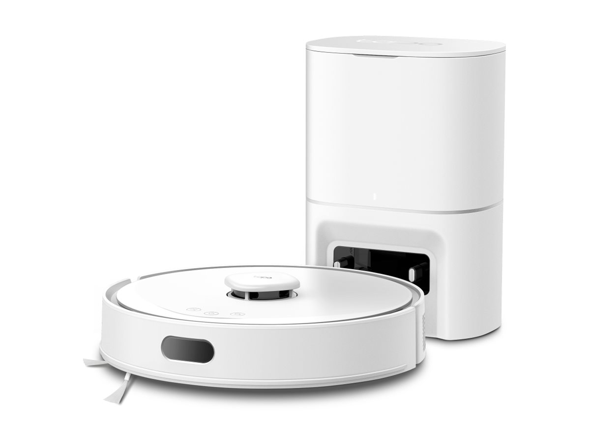 TP-Link Tapo RV30 Max Plus 5300 Pa Saugroboter mit Wischfunktion Weiß