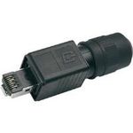 Telegärtner RJ45-Steckerset Variante 4 Stecker, gerade Pole: 8P8C J80026A0013 Schwarz J80026A0013 1 St. (J80026A0013)