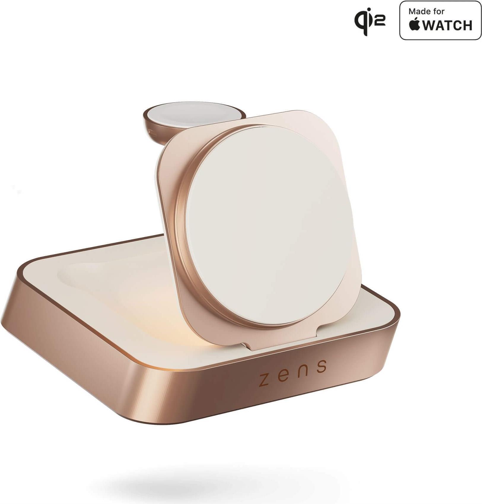 Zens Travel Series 2 in 1 Wireless Charger Pro 2+ Watch mit Netzteil 20W| 15W| Qi2| (ZEDC28W/00)