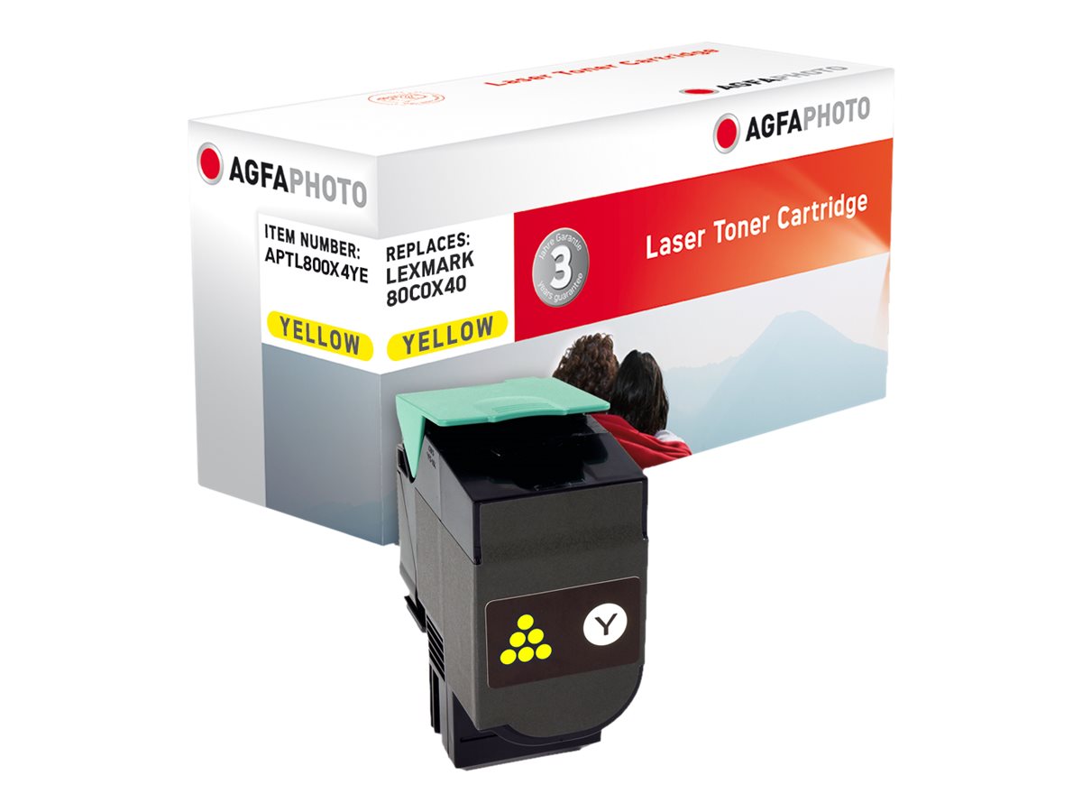 AgfaPhoto APTL800X4YE Tonerpatrone Gelb