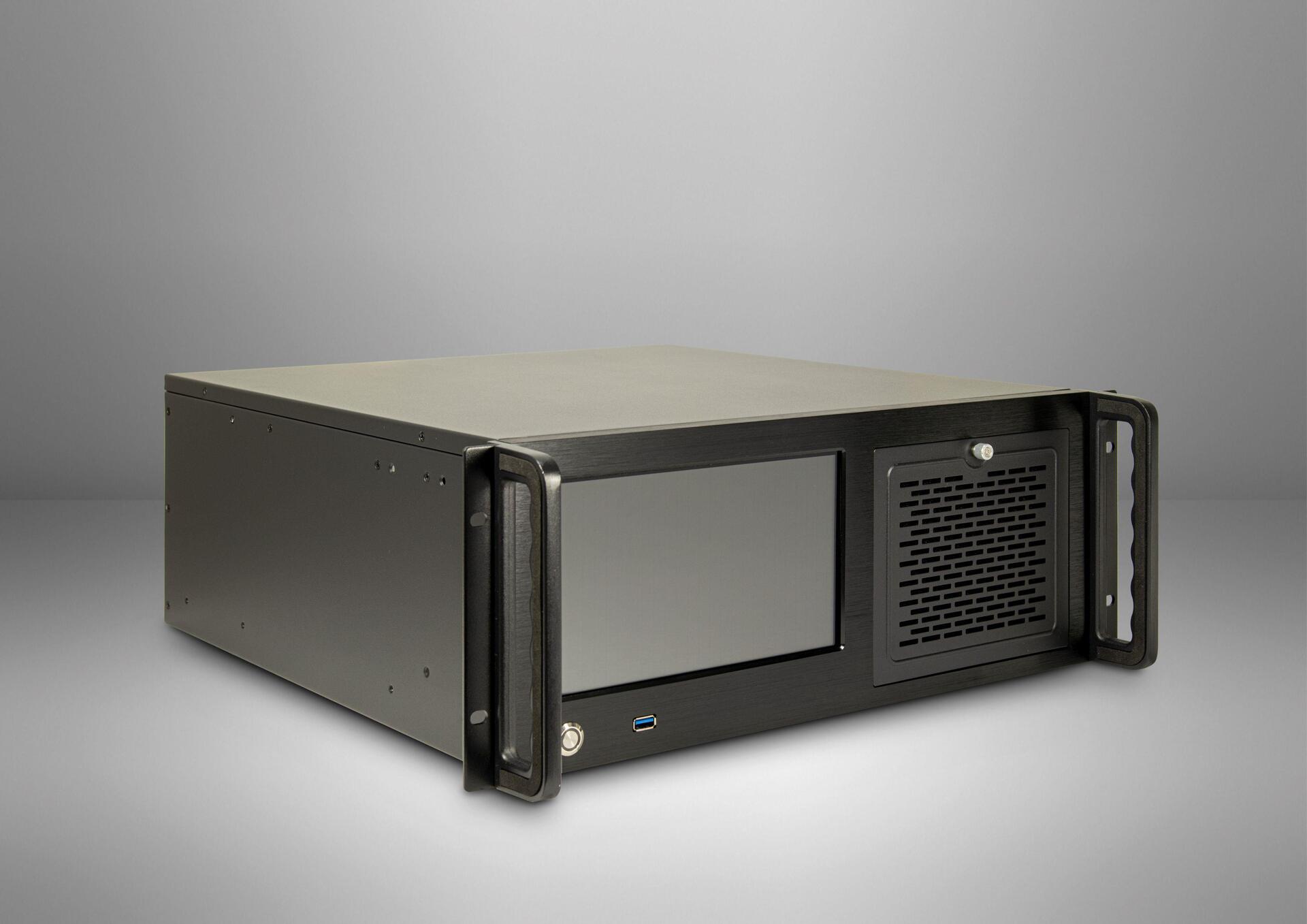 Inter-Tech IPC 4U-4460TFT 4U Rack-Gehäuse E-ATX Schwarz