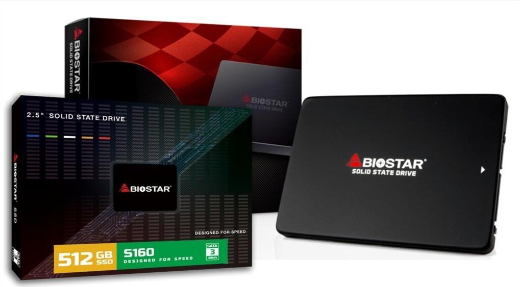 Biostar S160 512GB SATA SSD (SA102S2E35)