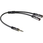 ACT AC3620 Audio-Kabel 0,15 m 3.5mm 2 x 3.5mm Schwarz (AC3620)