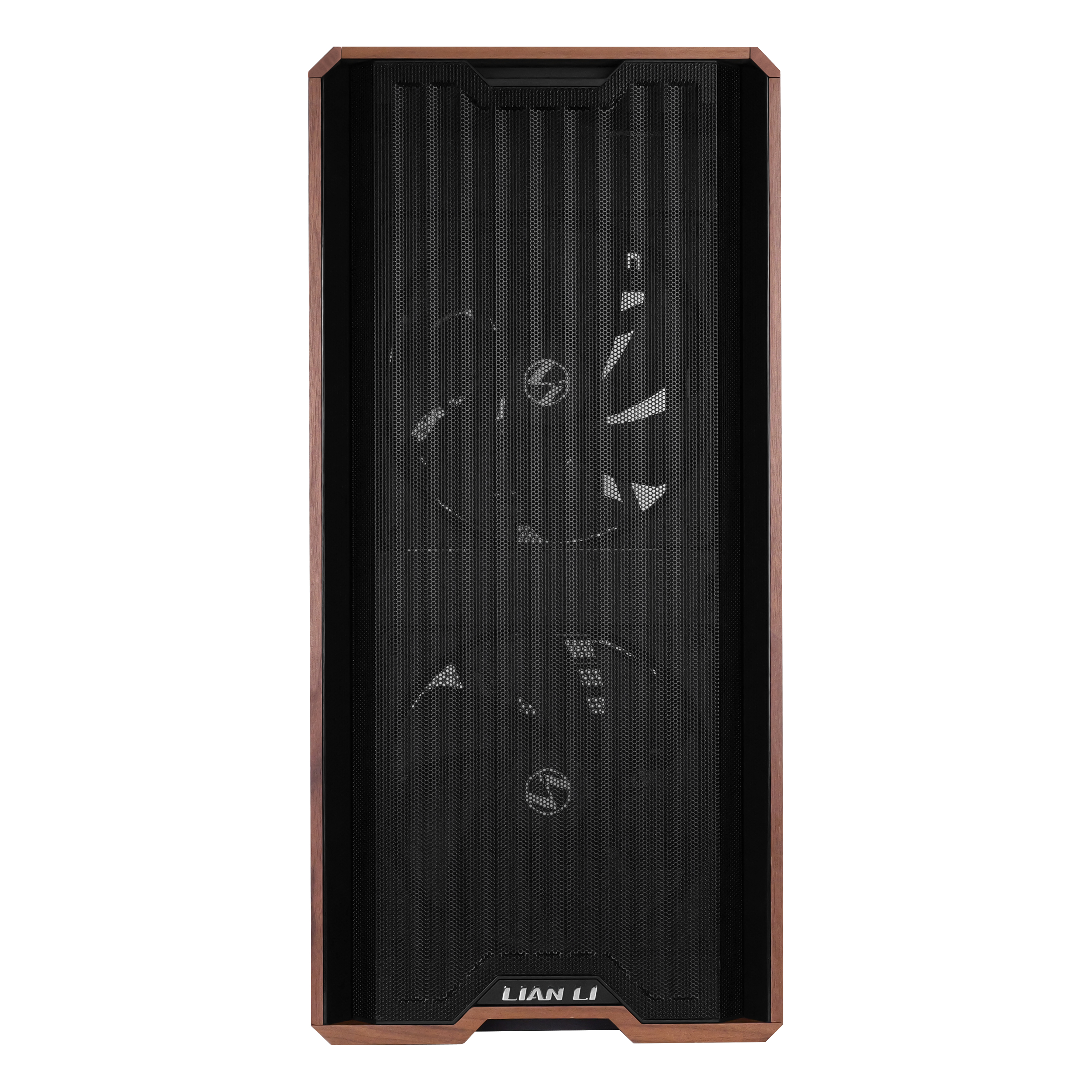 Lian Li Lancool 217 Midi-Tower ATX PC-Gehäuse Tempered Glass Schwarz/Holz