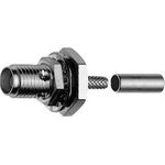 Telegärtner SMA-Kabeleinbaubuchse Crimp G07 C0803, Z27, G07 (RG-316/U), Nickel  - 5 Stück (J01151A0009)