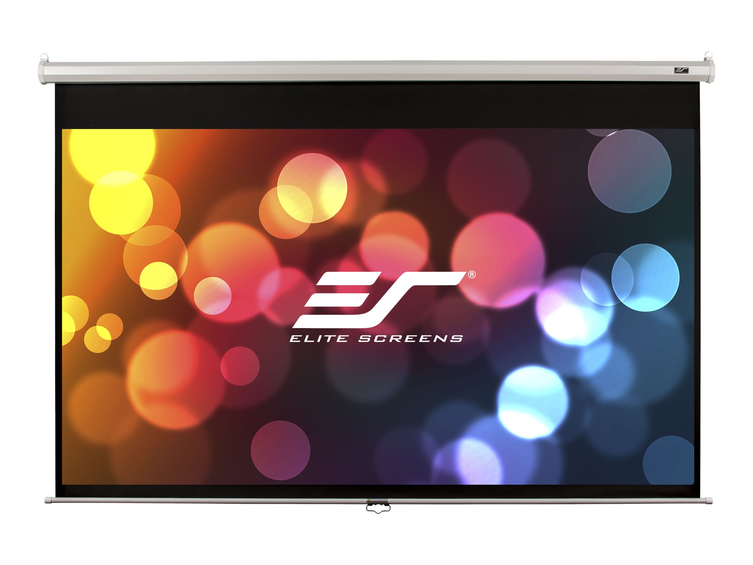 Elite Screens Manual Series M99NWS1 Rollo-Beamerleinwand 99" 1:1 178x178 cm MaxWhite Weiß