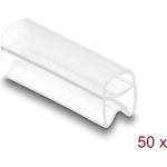 Delock Kabelmarkierer für Kabeldurchmesser 1.5 - 2.5 mm 50 Stück transparent (80949)