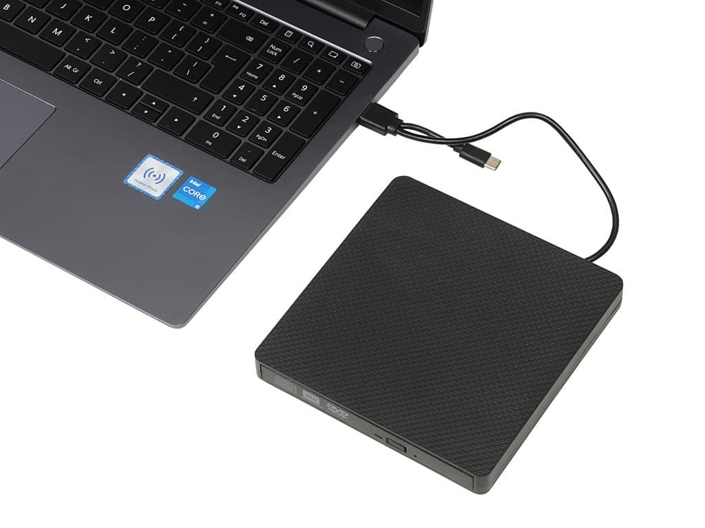 iBOX IED03 Externer DVD-Brenner Schwarz