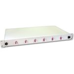 Lightwin LWL Spleissbox, 12 Fasern, 6x DLC Multimode, 50/125µm OM4 Pigtail Spleißboxen (SPBOX 12G50 OM4 DLC)