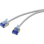 Renkforce RF-7116932 RJ45 Netzwerk Patchkabel CAT 6a U/FTP 5.00 m Grau extrem dünn 1 St. (RF-7116932)