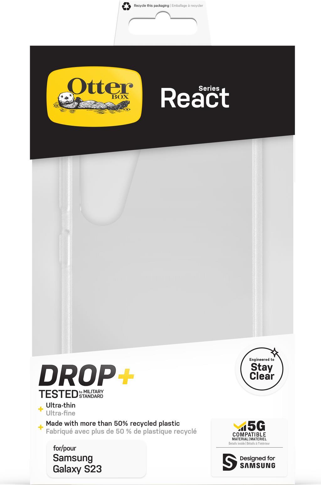 OtterBox React Hülle für Samsung Galaxy S23 transparent (77-91313)