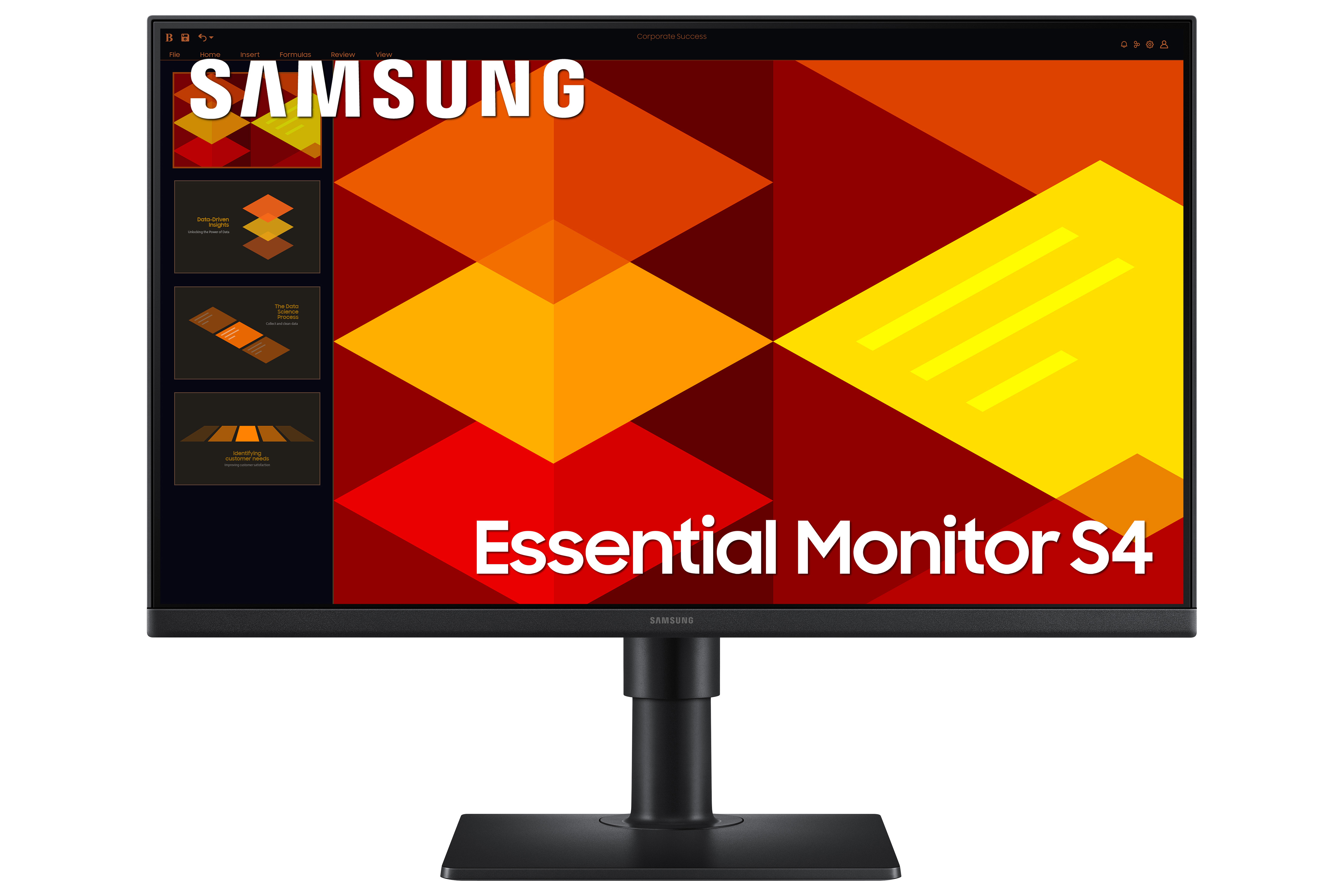 Samsung Essential S4 S24D402GAU 24" 1920 x 1080 IPS 100 Hz Schwarz