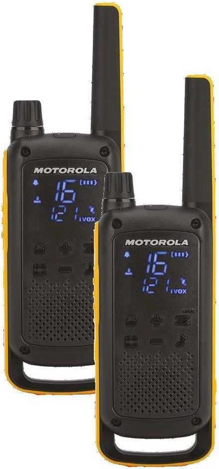 Motorola TLKR T82 Extreme PMR-Funkgerät 2er Set Schwarz, Gelb