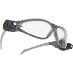 3M Schutzbrille LED Light Vision, Rahmen: silber-schwarz Gläser: klar, Anti-Scratch, Anti-Fog, UV-Schutz, aus (LEDLV)