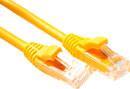 ACT Yellow 3 meter U/UTP CAT6 patch cable component level with RJ45 connectors. Cat6 u/utp component yl 3.00m (IK8803)