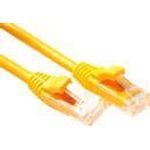 ACT Yellow 3 meter U/UTP CAT6 patch cable component level with RJ45 connectors. Cat6 u/utp component yl 3.00m (IK8803)