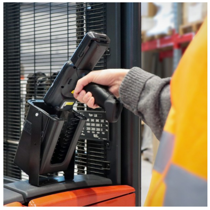 Mobilis Handheld-Holster Easy Access System für Scanner mit Pistolengriff Schwarz