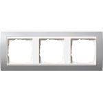 GIRA 0213326 Wandplatte/Schalterabdeckung Aluminium - Weiß (0213326)