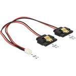 DeLOCK Netzteil interne Stromversorgung, 2-polig (W) bis SATA Leistung (W) 20 cm (85249)