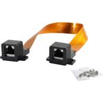 S/CONN maximum connectivity RJ45 Fensterdurchführung, transparent, Länge 22,5cm. Gesamtlänge incl. Stecker 30 cm (08-01010)