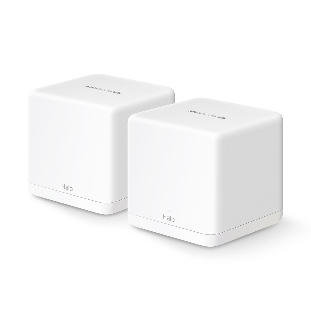Mercusys Halo H60X V1 Mesh-WLAN-System Wi-Fi 6 Dual-Band (2-Pack) Weiß