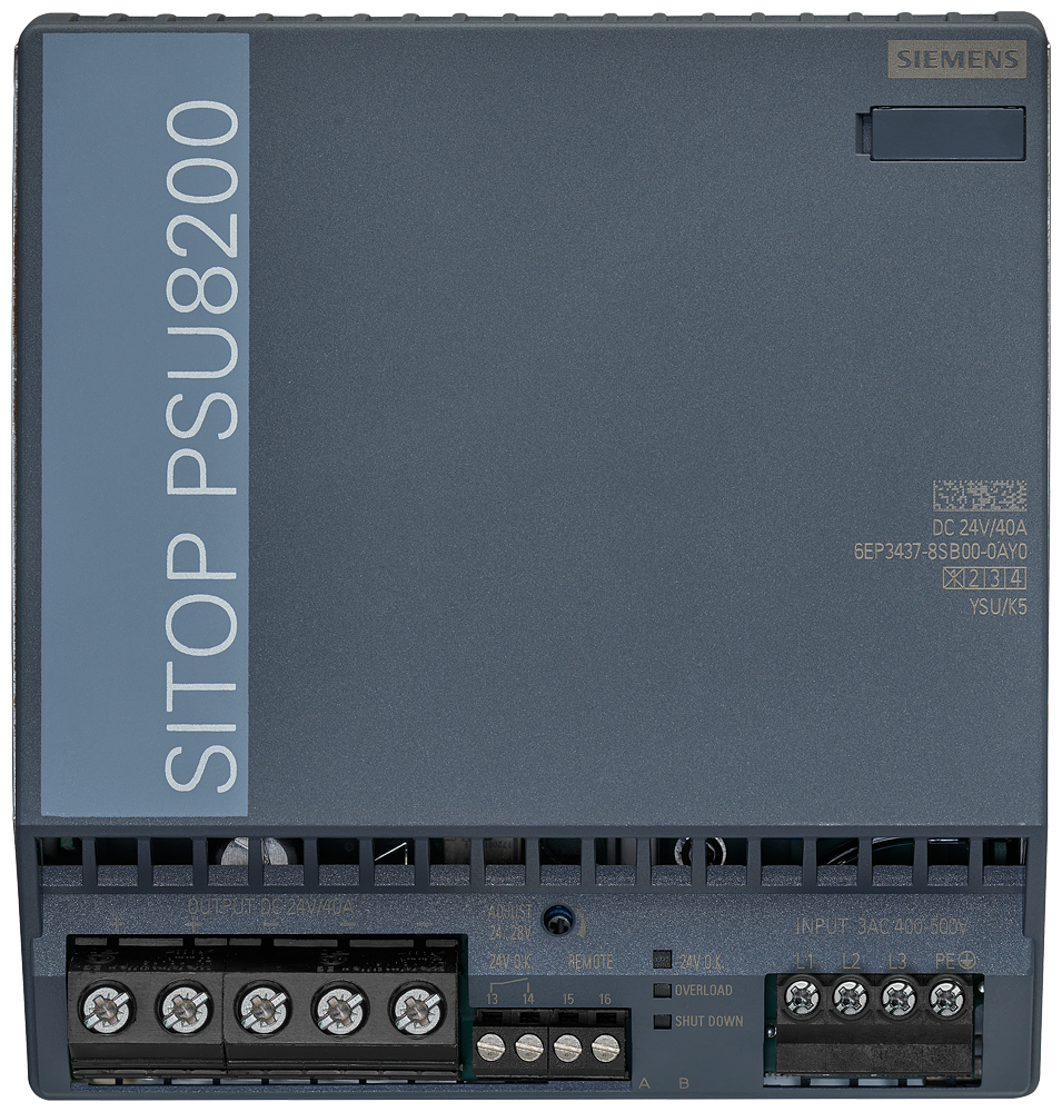 Siemens SITOP PSU8200 Stromversorgung 3-phasig 24 V DC 40 A