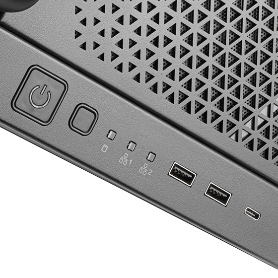 SilverStone RM51 5U Rackmount Server-Gehäuse Schwarz