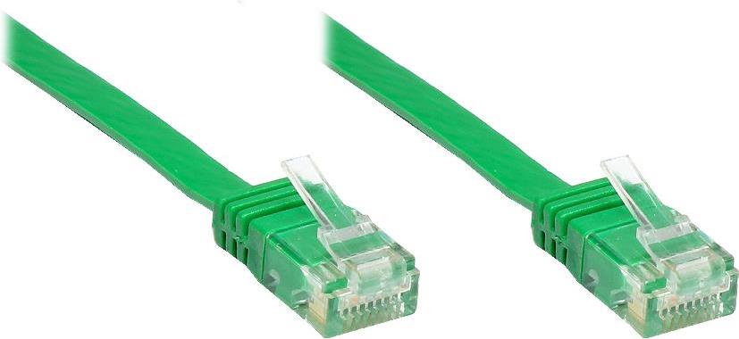 Alcasa 806U-F050GR 5m Patchkabel. Kabellänge: 5 m, Kabelstandard: Cat6, Kabelschirmung: U/UTP (UTP), Anschluss 1: RJ-45, Anschluss 2: RJ-45, Beschichtung Steckerkontakte: Gold (806U-F050GR)