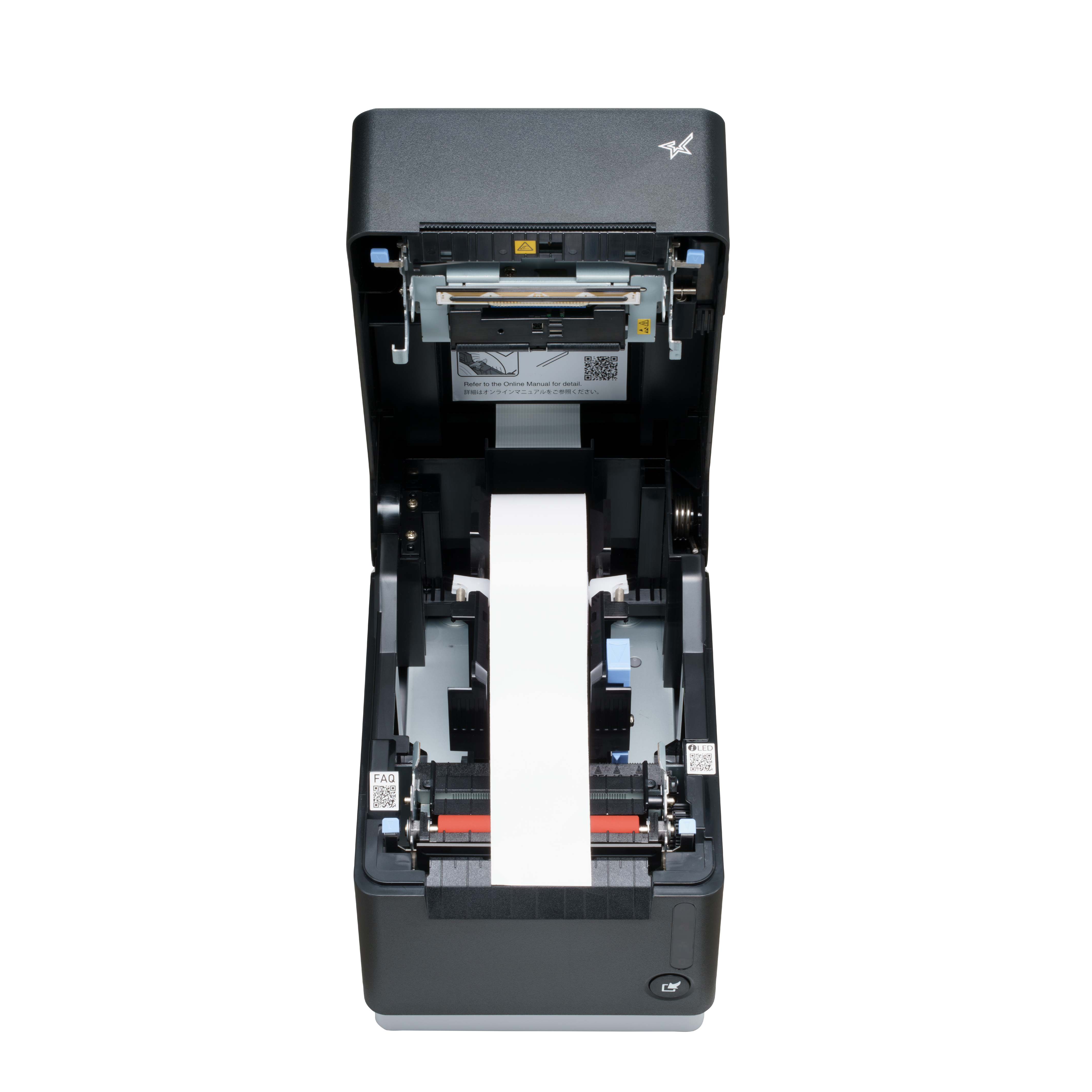 Star Micronics Star mC-Label3 MCL32CI Etikettendrucker Thermodirekt 203 dpi 180 mm/Sek. Cutter Linerless USB-C LAN Schwarz