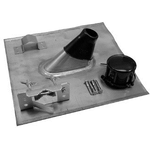 Televes Deutschland GmbH Mastzubehoer-Set 60 mm mit Bleiblechziegel (MAZ60)