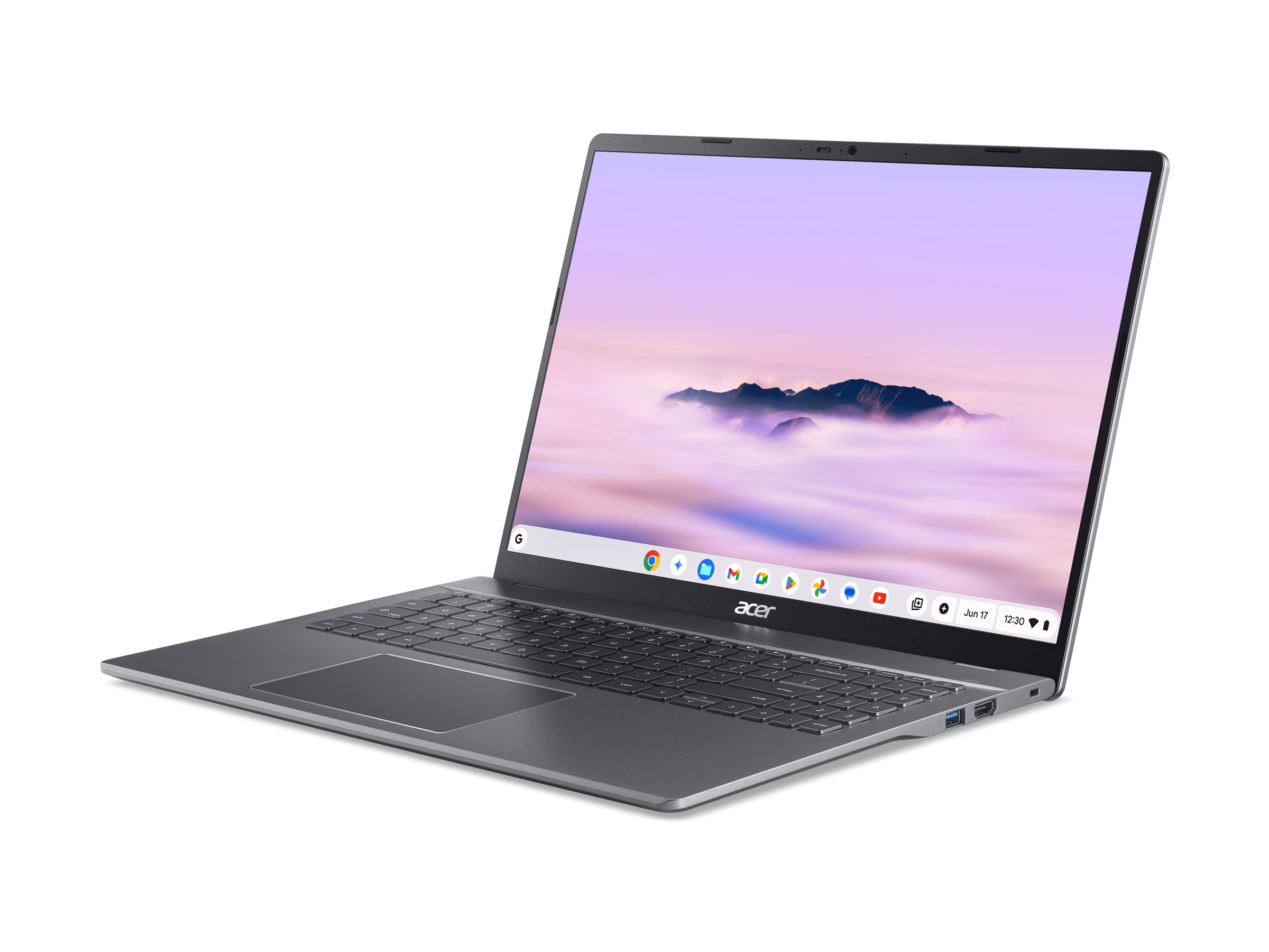 Acer Chromebook Plus 516 CB516-1H 16" Intel Core 5 120U 16 GB RAM 256 GB SSD Stahlgrau