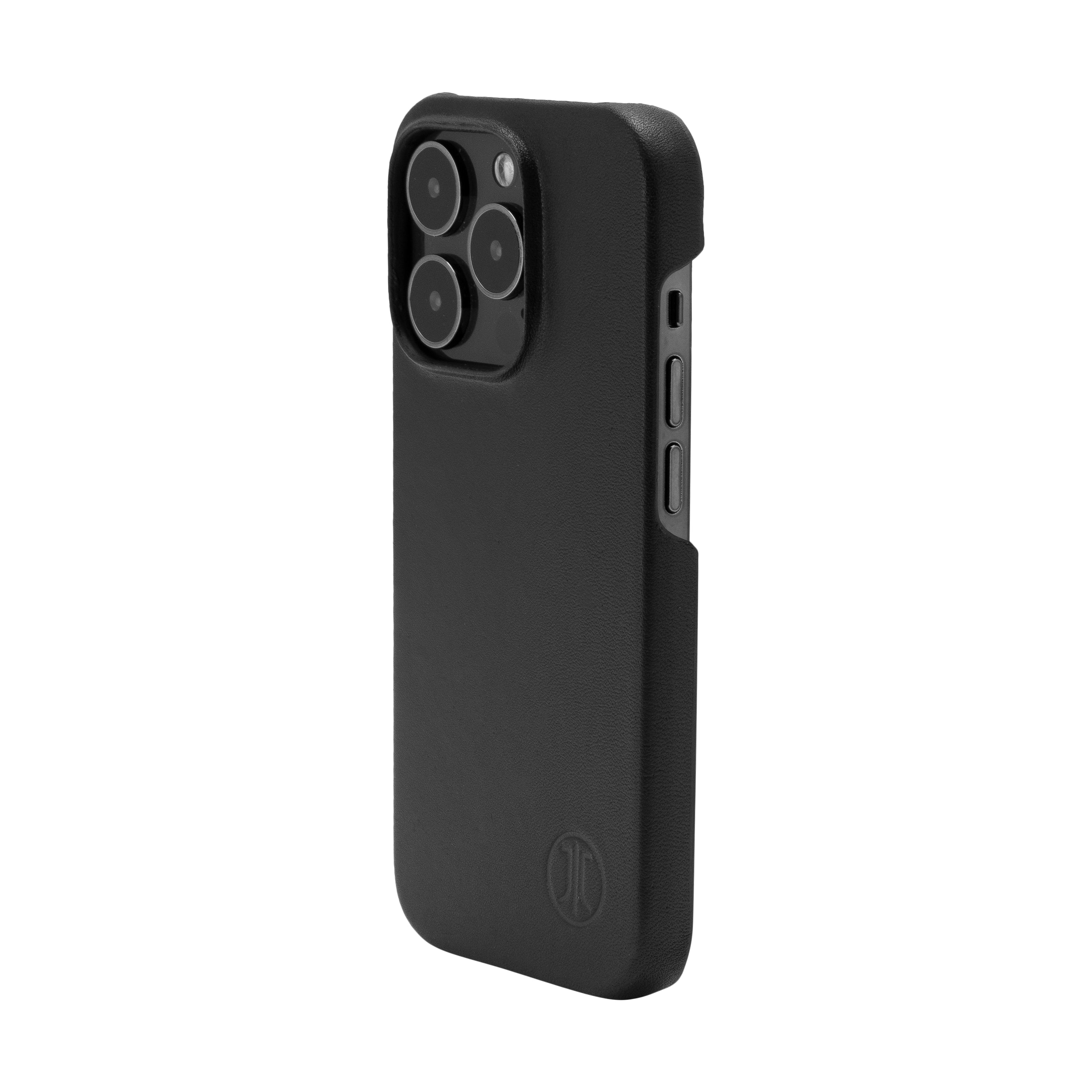 JT Berlin Kreuzberg Echtleder Backcase für Apple iPhone 14 Pro Max 6,7" Schwarz
