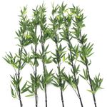 EUROPALMS Bambusstab mit Blättern, künstlich, 180cm, 6er Pack (82509260)