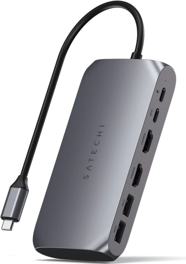 Satechi ST-UCM1HM Schnittstellen-Hub USB Typ-C 5000 Mbit/s Grau (ST-UCM1HM)